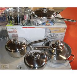 5 PLY SURGICAL SS WATERLESS 16PC COOKWARE - CHOICE