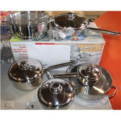 5 PLY SURGICAL SS WATERLESS 16PC COOKWARE - CHOICE