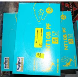 LOT OF 5 NITRILE GLOVES POWDER FREE SZ MED - CHCE