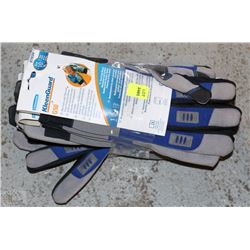 LOT OF CLEAN GUARD SZ XL WORK GLOVE - ON CHOICE