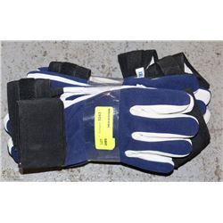 LOT OF 5 LEATHER WORKGLOVES XXL