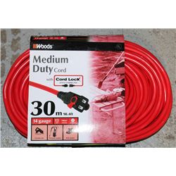 NEW WOODS 100' 14 GAUGE EXTENSION CORD -ON CHOICE