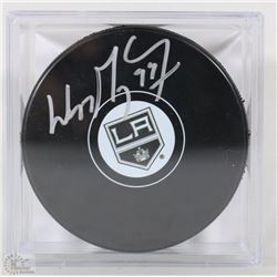 WAYE GRETZKY SIGNED LOS ANGLES PUCK WITH COA