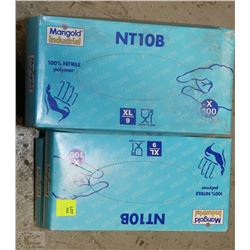 5 BOXES OF XL NITRILE GLOVES - CHOICE