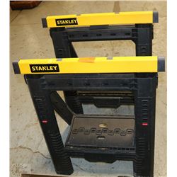 PAIR OF STANLEY ADJ SAWHORSES