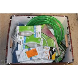 BOX OF MISC NEW HARDWARE