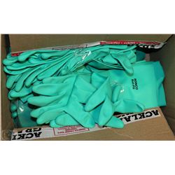 BOX OF SOLFIT RUBBER GLOVES
