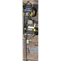 PAIR OF RYOBI RY3714 GAS CHAINSAWS - AS IS