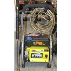 RYOBI 1700 PSI ELECTRIC PRESSURE WASHER - WORKING