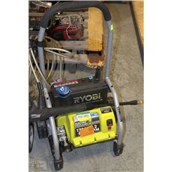 RYOBI 1700 PSI ELECTRIC PRESSURE WASHER - WORKING