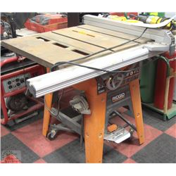 RIDGID HEAVY DUTY TABLE SAW