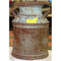 VINTAGE BUHL CREAM CAN 5 GALLON