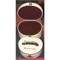 SET OF 2 RETRO FLY THE WORLD CASES NEW VANITY