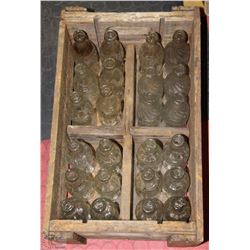 1935 COCA COLA CASE WITH 19-6OZ BOTTLES AND 5-6OZ
