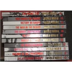 BOX WITH ELEVEN WW-2 WAR BOOKS