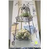 Image 1 : VICTORIAN 2 TIER METAL STAND