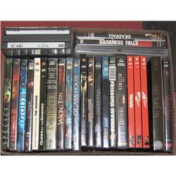 BOX W/27 HORROR DVD MOVIES