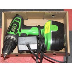 19.2VOLT KAWASAKI CORDLESS DRILL WITH CHARGER &