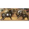Image 1 : PAIR OF LARGE ASIAN CERAMIC BULL FIGURINES
