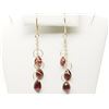 Image 1 : #5-10K GOLD PINK TOURMALINE EARRINGS