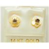 Image 1 : #16-14K GOLD DIAMOND & MOTHER OF PEARL