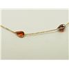 Image 2 : #19-10K GOLD GARNET NECKLACE
