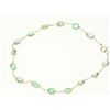 Image 2 : #25-14K GOLD EMERALD BRACELET