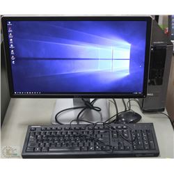 DELL iNTEL i5 DESKTOP W/WIN 10 PRO/22" LED MONITOR