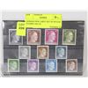 Image 1 : GERMAN WW II MINT SET OF HITLER STAMPS 1941-44