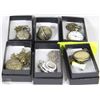 Image 1 : GROUP OF 6 SMALL POCKET WATCHES