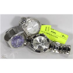 LOT OF 3 MENS WATCHES