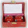 Image 1 : JAPANESE BAODING BALLS (MEDICINE BALLS)