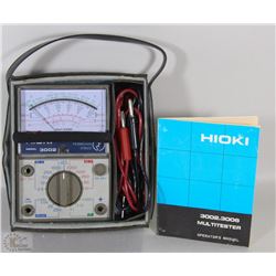 HIOKI MULTI TESTER WITH CASE AND MANUAL