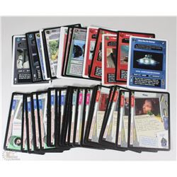 LOT OF 18 STAR WARS AND 29 X-FILES CARDS FROM 90'S