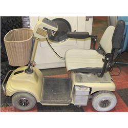 SHOPRIDER ELECTRIC SCOOTER WITH CHARGER AND KEY