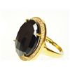 Image 2 : #27-STERLING SILVER ONYX & CUBIC RING SIZE 8