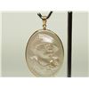 Image 1 : #32-14K GOLD MOTHER OF PEARL PENDANT