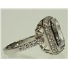 Image 3 : #38-STERLING SILVER CUBIC ZIRCONIA RING SIZE 7.5