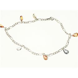 #45-10K GOLD SAPPHIRE BRACELET