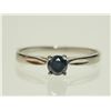 Image 1 : #46-14K GOLD BLUE DIAMOND RING SIZE 6