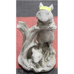CONCRETE SQUIRREL STATUE