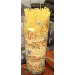 26" VASE WITH SPAGHETTI / PASTA