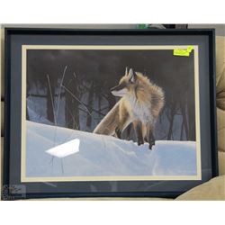 ARTIST SIGNED + #'D FRAMED PICTURE - ROB TRIBIGER