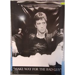 LARGE SCARFACE MAKE WAY FOR THE BAD GUY WALL