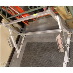 ALUMINUM WALL MOUNT TIRE RACK