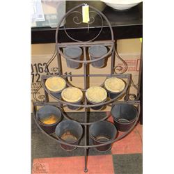 COLLAPSIBLE METAL PLANT STAND