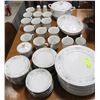 Image 1 : LARGE PORCELAIN DIANE CHINA SET