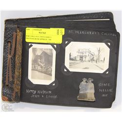 WW1 ERA 1915-1919 FAMILY PHOTOALBUM APPROX. 300