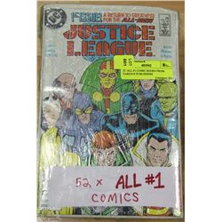 52  ALL #1 COMIC BOOKS FROM VARIOUS PUBLISHERS