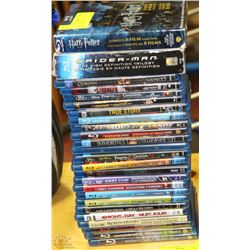 34 BLU RAY MOVIES INC 8 MOVIE PKS OF HARRY POTTER